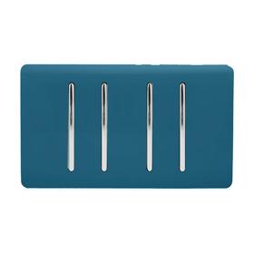 ART-SS9999MD  4 Gang 4x3 Way Intermediate Midnight Blue